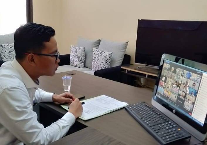 Vicon Rapat Konsolidasi Pelaksanaan Sosialisasi Pilkada Serentak Tahun 2020